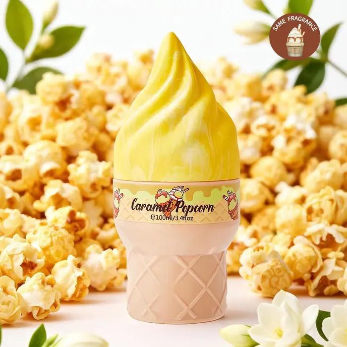 Spray parfumé Gourmand, Brume parfumée Chocolat/Bonbons de coton/Caramel Popcorn, Parfum sucré Frais