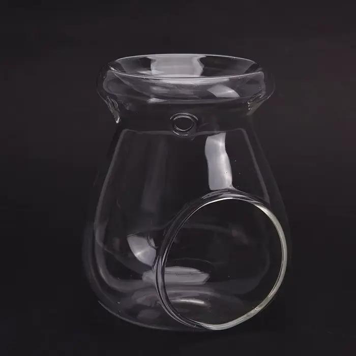 Bougie en verre nordique pour la décoration intérieure, degré de chaleur, four à huile, support de E
