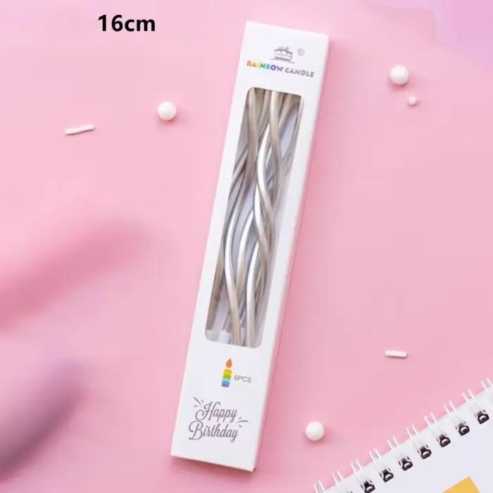 J'aime U bougies saint valentin décor de mariage ballon en argent coeur gâteau d'anniversaire bougie
