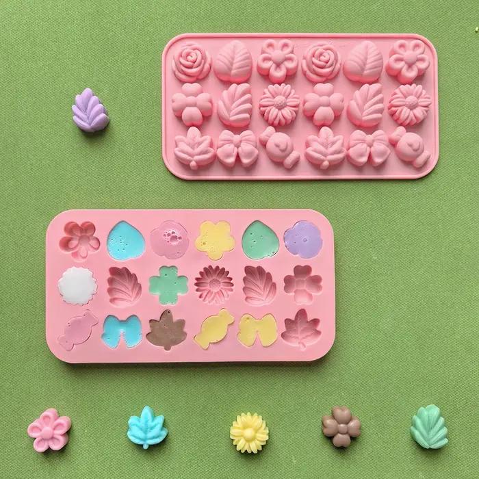 Moules à bougies en silicone, outil de fabrication de bougies colorées et vibrantes pour les décorations de mariage, d'anniversaire, la fabrication de bijoux et la décoration de la maison