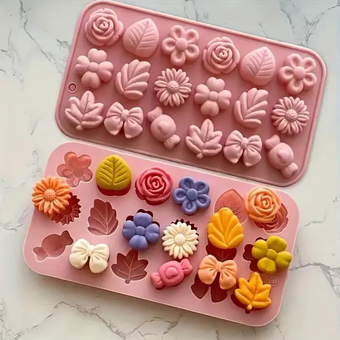 Moules à bougies en silicone, outil de fabrication de bougies colorées et vibrantes pour les décorations de mariage, d'anniversaire, la fabrication de bijoux et la décoration de la maison
