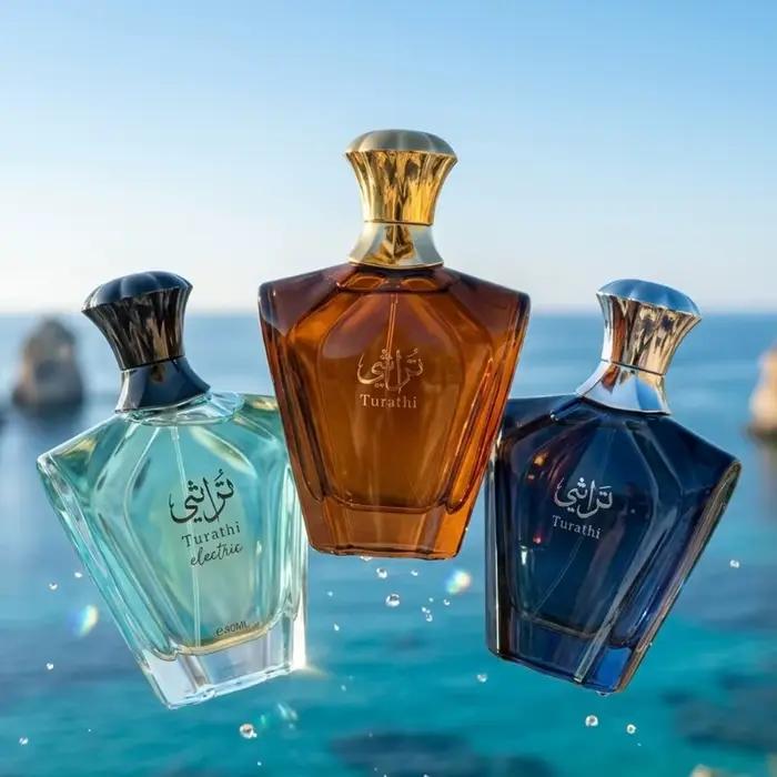 Parfum de luxe arabe 90ml Jasmin Citron Ambre Eau de Toilette Parfum longue durée de qualité supérieure pour femmes Parfum unisexe en spray