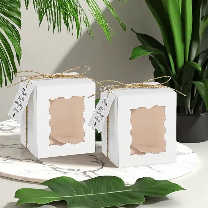 Coffrets cadeaux pour bougies en papier Kraft