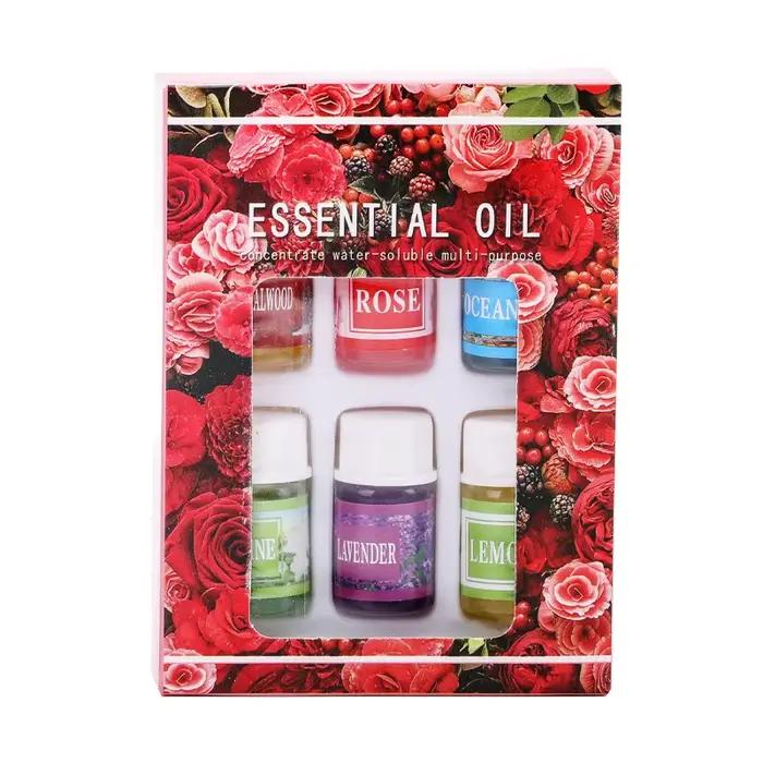 Diffuseur d'huile essentielle pour aromathérapie, humidificateur en pierre naturelle, désodorisant pour plantes, parfum lavande, jasmin, 3ML, 6 pièces