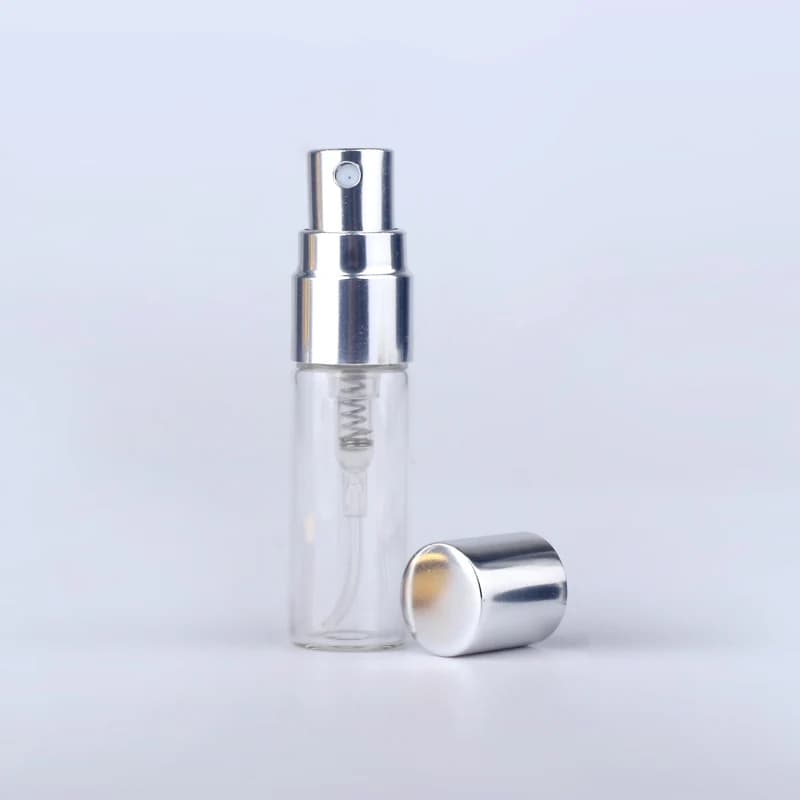 100 PCS/Lot 3 ml 5 ml échantillon vaporisateur bouteille Portable verre transparent bouteille de Par