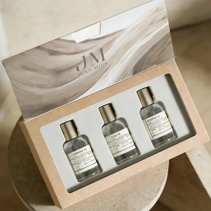 Coffret de parfum oriental bois de santal pour homme, Eau de Cologne Charme, parfum frais et durable