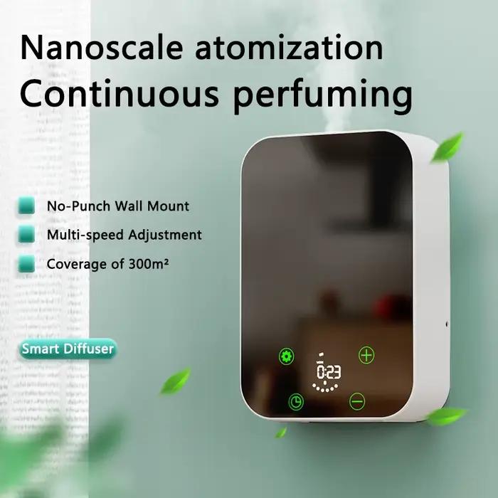 Diffuseur d'arômes électrique, nébuliseur de parfum, machine à parfum d'ambiance murale pour la maison, les hôtels, les salles de sport - Machine à parfum d'ambiance