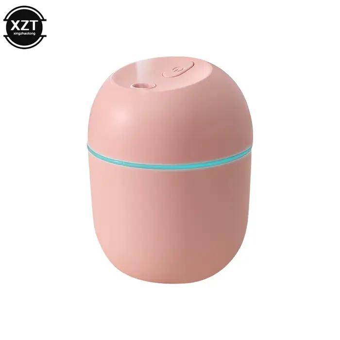 Mini diffuseur d'huile aromatique 220ML, atomiseur d'huile essentielle USB, humidificateur d'air électrique avec lampe de nuit LED pour maison, voiture et bureau