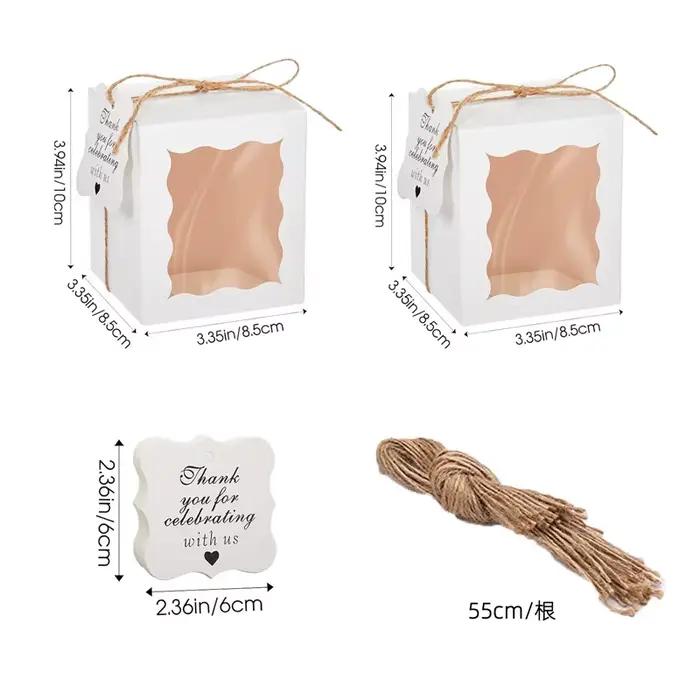 Coffrets cadeaux de bougies en papier Kraft