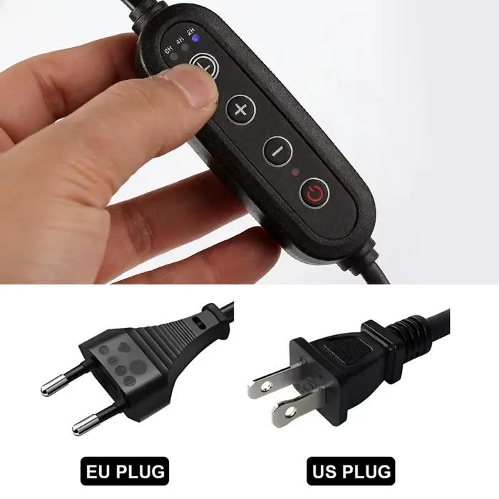 Lampe chauffe-bougie avec minuterie, variateur d'intensité et hauteur réglable, chauffe-cire électrique pour bougies en pot, cadeaux d'anniversaire et de Noël
