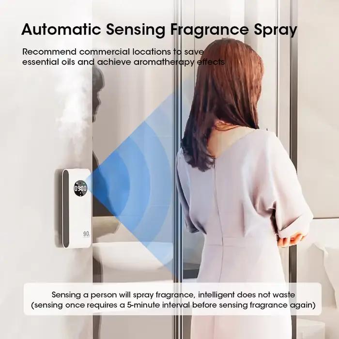 Diffuseur d'aromathérapie à capteur automatique, veilleuse d'huile essentielle, Machine de parfum pour la maison, pour la relaxation, l'amélioration de l'humeur