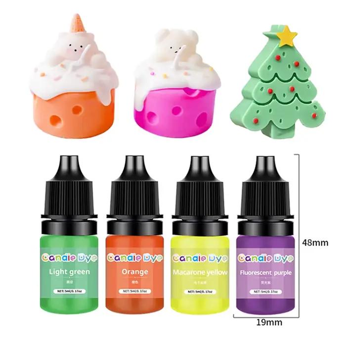 Pigment de bougie de soja non toxique, colorant liquide d'avertissement, colorant de soja, fournitures exécutives de bougies de embaude Regina, avertissement bricolage, 33 couleurs