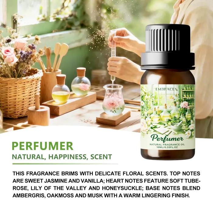Huile Essentielle de Parfum 10ml, Huile Aromatique de Niche de Luxe Longue Durée pour Parfumer la Maison, Huile Parfumée Professionnelle pour le Bureau, Cadeau