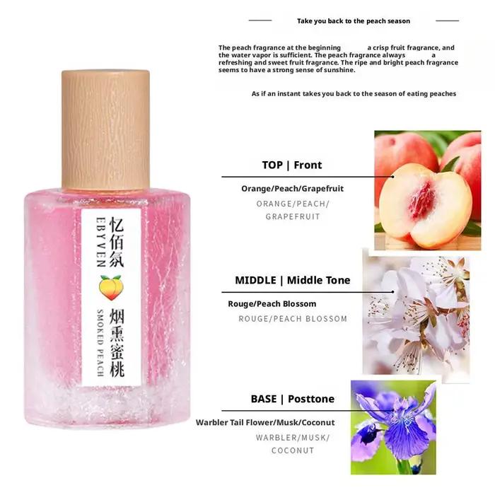 Parfum fruité frais unisexe, Spray corporel naturel et durable, usage quotidien, litchi, pêche, pastèque, parfum fruité