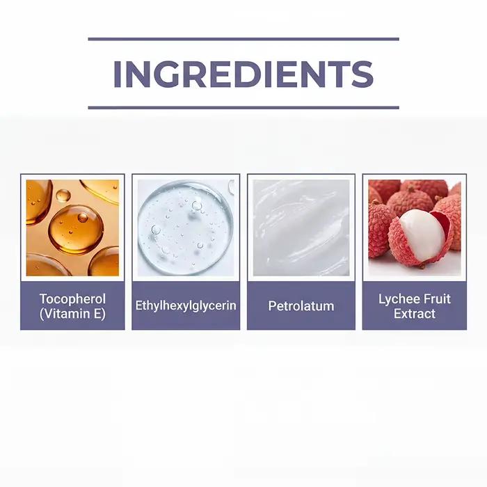 Baume de parfum solide Lychee Vanille Caramel 3 senteurs Voyage Portable de poche Naturel Parfum longue durée Coffret cadeau