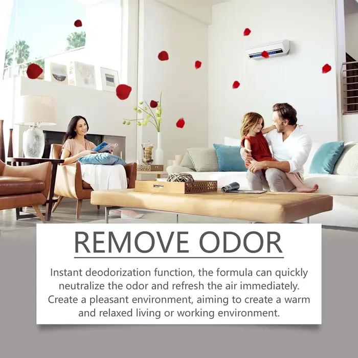 Spray d'intérieur parfumé à la rose, parfum longue durée, spray d'ambiance, éliminateur d'odeurs, assainisseur d'air pour une ambiance rafraîchissante et agréable